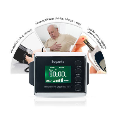 Orologio portatile per ipertensione, attrezzatura medica del laser di FDA di terapia fisica