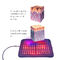 Cuscinetto di riscaldamento infrarosso su misura della spalla della stuoia 8W*2 di terapia della luce di colore del LED